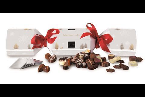 At £36, it's a little more expensive than your average cracker, but Hotel Chocolat's effort contains 12 party hats, jokes and 40 chocolates, including truffles, pralines and caramels.